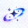 XK星空公司蓝色星空与足球融合的Logo